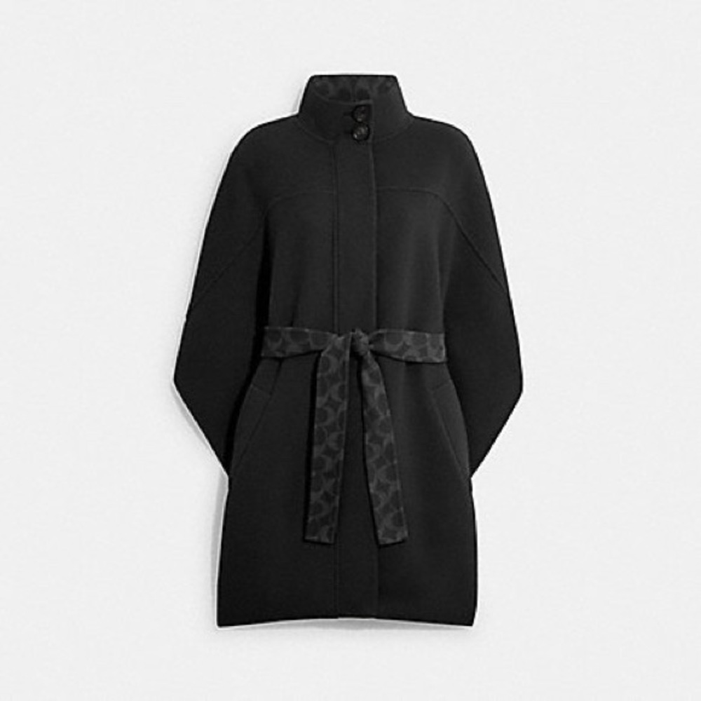 COACH Double Face Wall Cape Size M/L